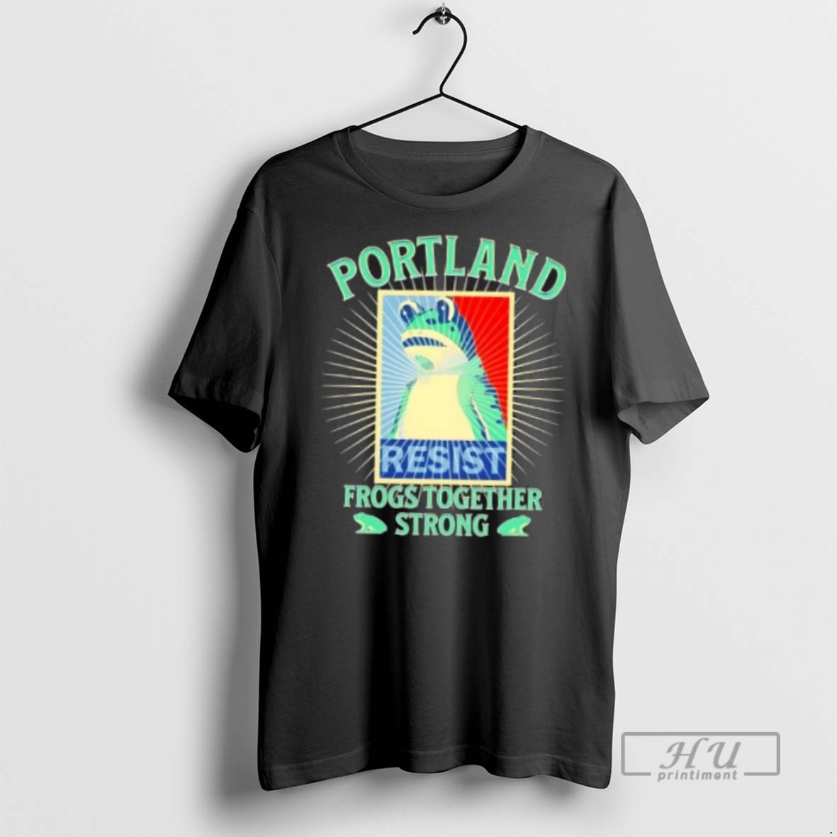 Officials Trending Portland Frogs Together Strong Retro T Shirt Sweatshirt Hoodies
