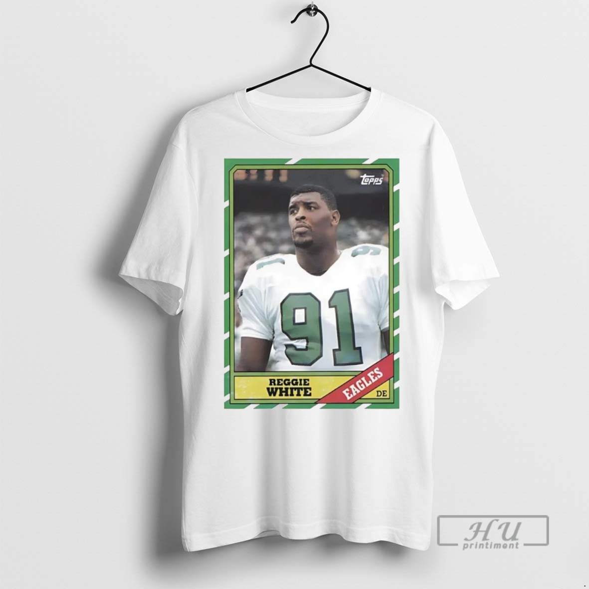 Officials Trending Reggie White Trading Card Philadelphia Eagles Graphic Tee Shirt Sweatshirt Hoodies