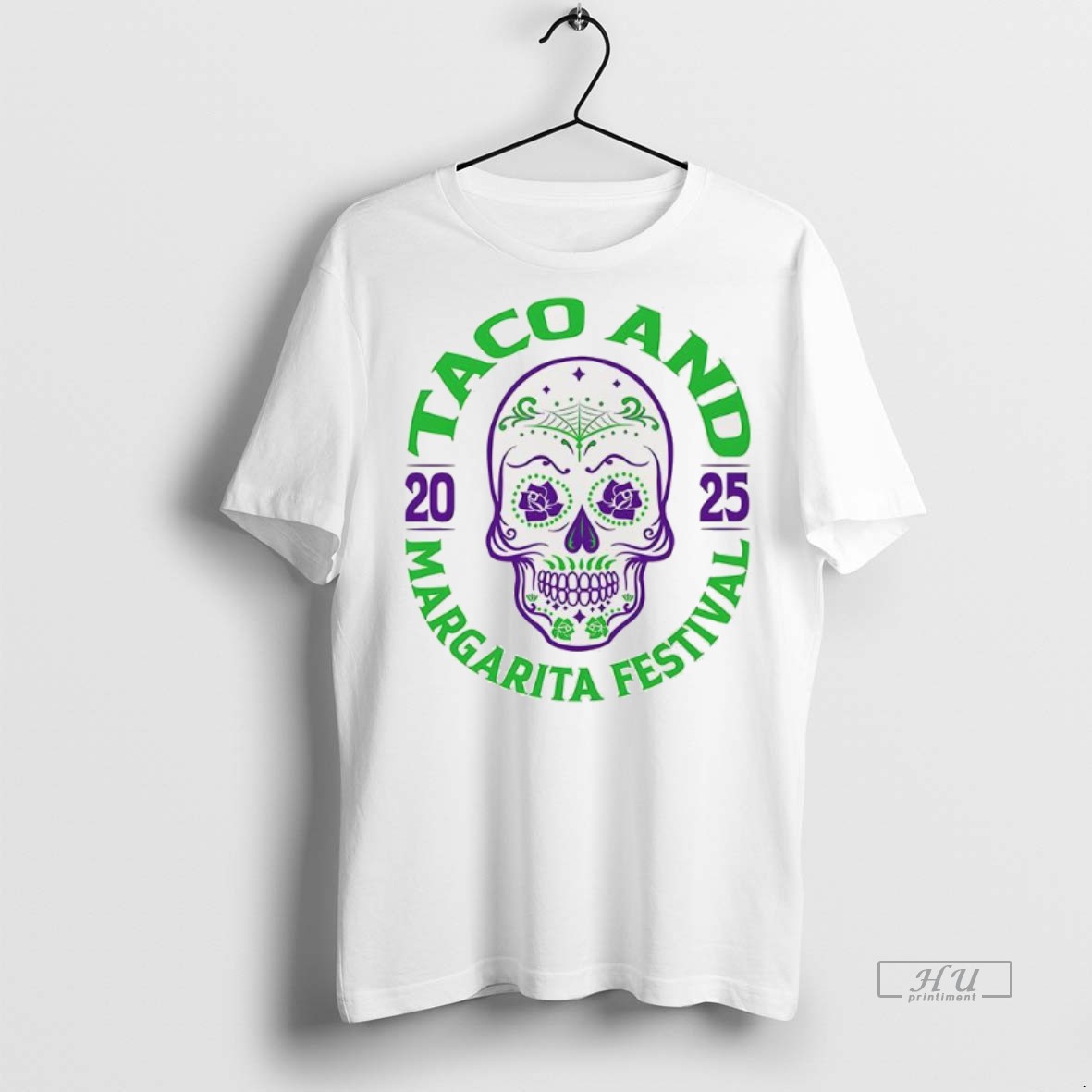 Officials Trending Taco And Margarita Festival 2025 Sugar Skull Tee Shirt Sweater Hoodie