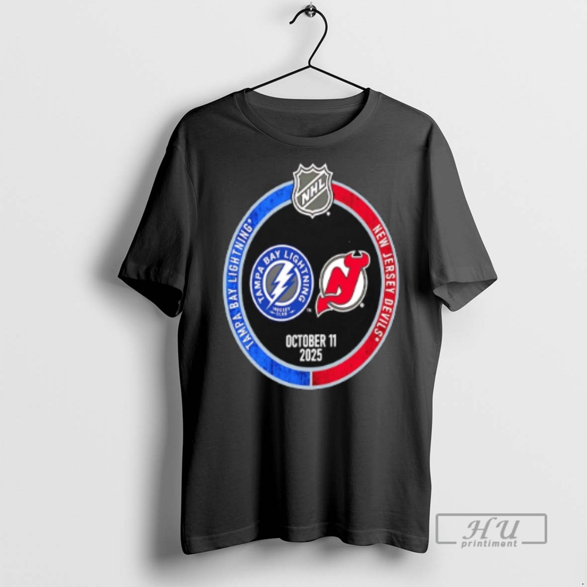 Officials Trending Tampa Bay Lightning Vs New Jersey Devils 2025 Nhl Opening Night T Shirt Sweatshirt Hoodies