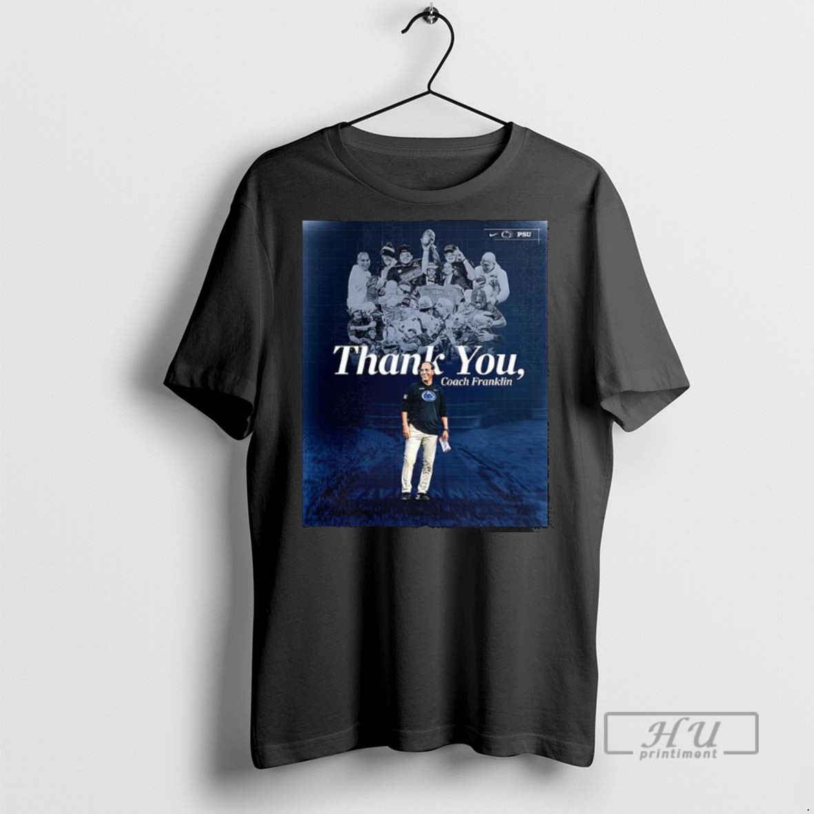 Officials Trending Thank You Coach Franklin Penn State Football Graphic Tee Shirt Sweatshirt Hoodies