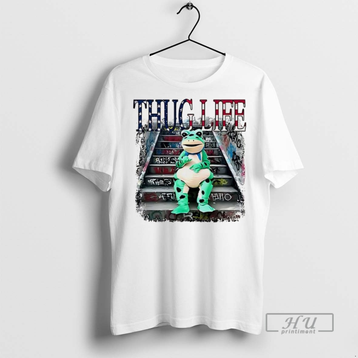 Officials Trending Thug Life Portland Frog Protest Graphic Tee Shirt Sweatshirt Hoodies