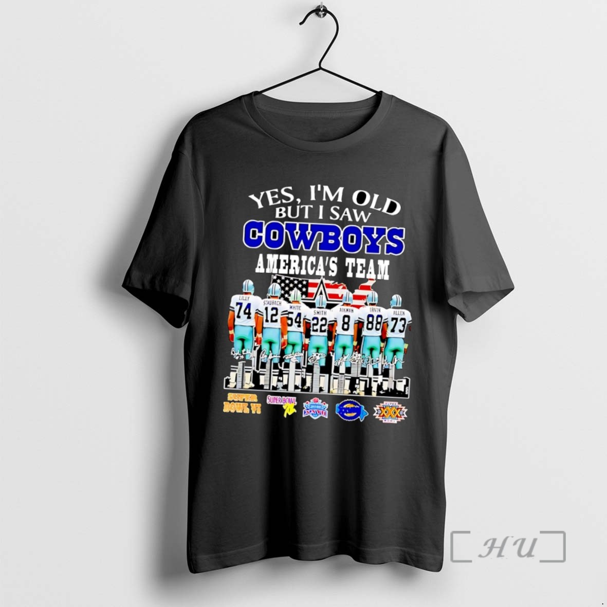 Officials Trending Yes Im Old But I Saw Dallas Cowboys Americas Team Signature Tee Shirt Sweater Hoodie