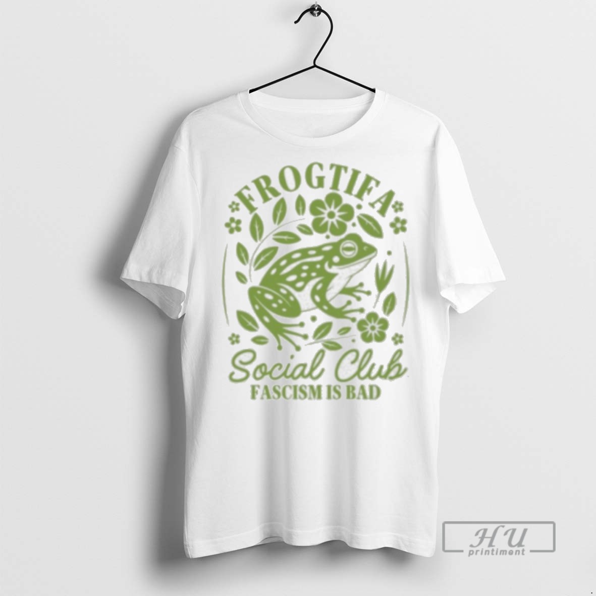Officials Trending Frogtifa Social Club Fascism Is Bad Floral Frog Anti Ice T Shirt Sweatshirt Hoodies