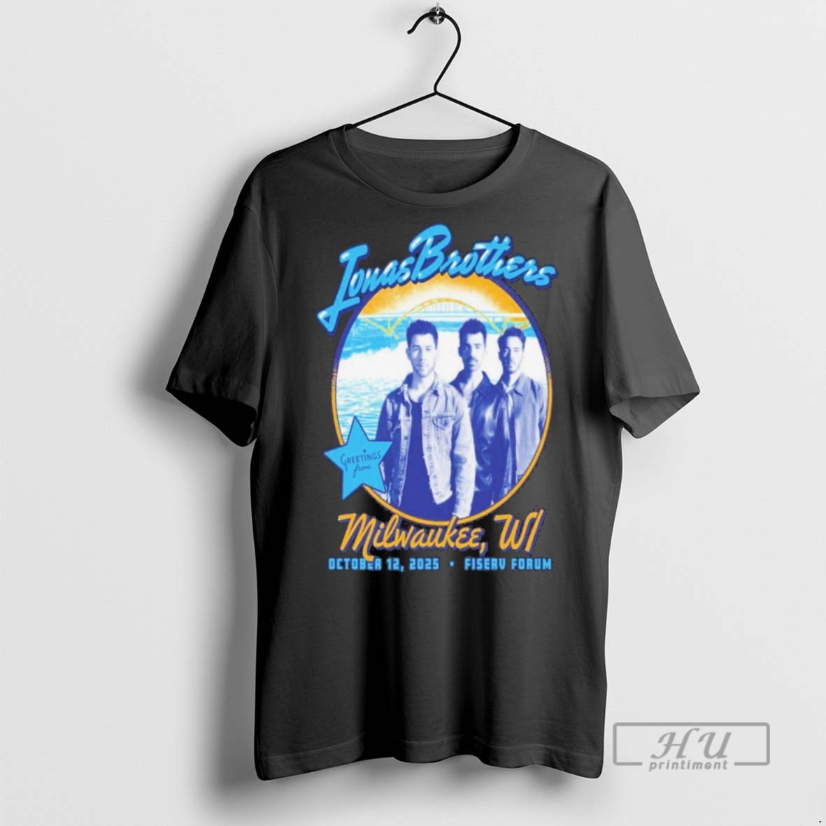 Officials Trending Jonas Brothers Oct 12 2025 Fiserv Forum T Shirt Sweatshirt Hoodies