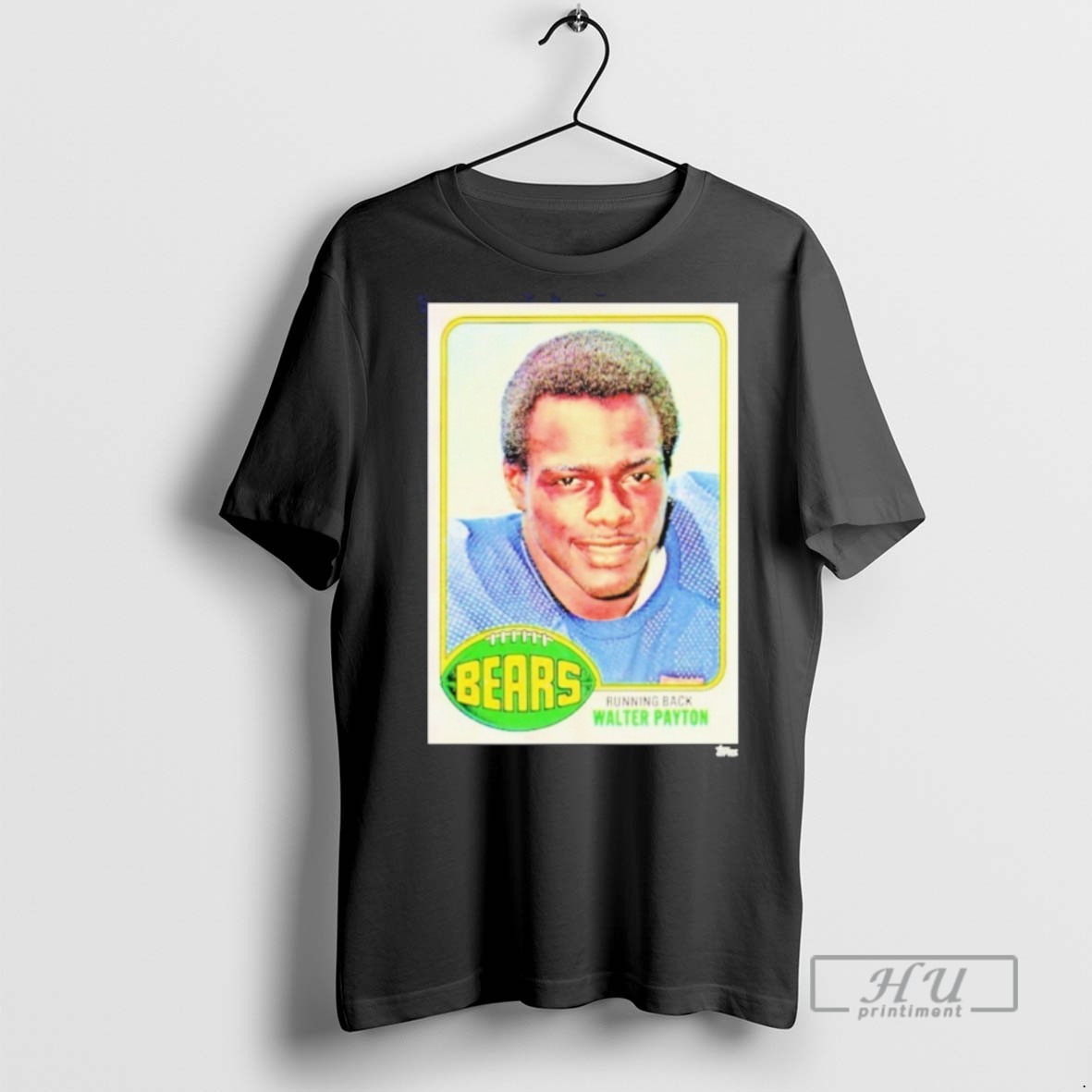 Officials Trending Walter Payton Chicago Bears Retro Football Card T Shirt Sweatshirt Hoodies