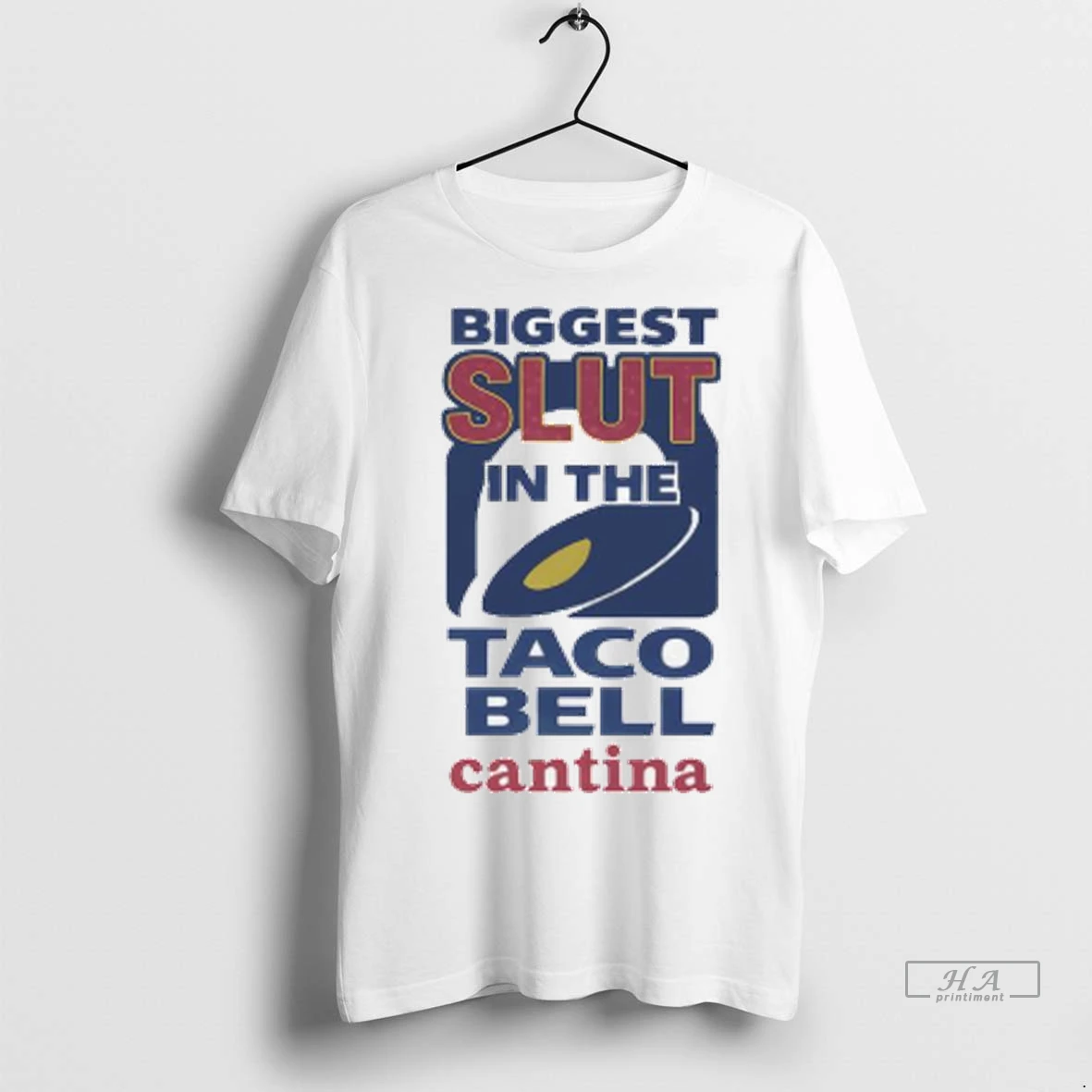 Officials Trendy Biggest Slut In The Taco Bell Cantina Logo Ladies Shirt Sweater