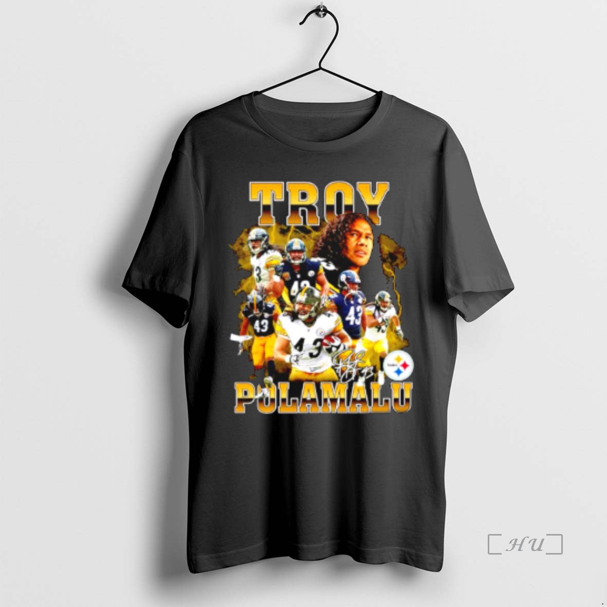 Officials Troy Aumua Polamalu Pittsburgh Steelers Signature T Shirts Sweater Hoodie