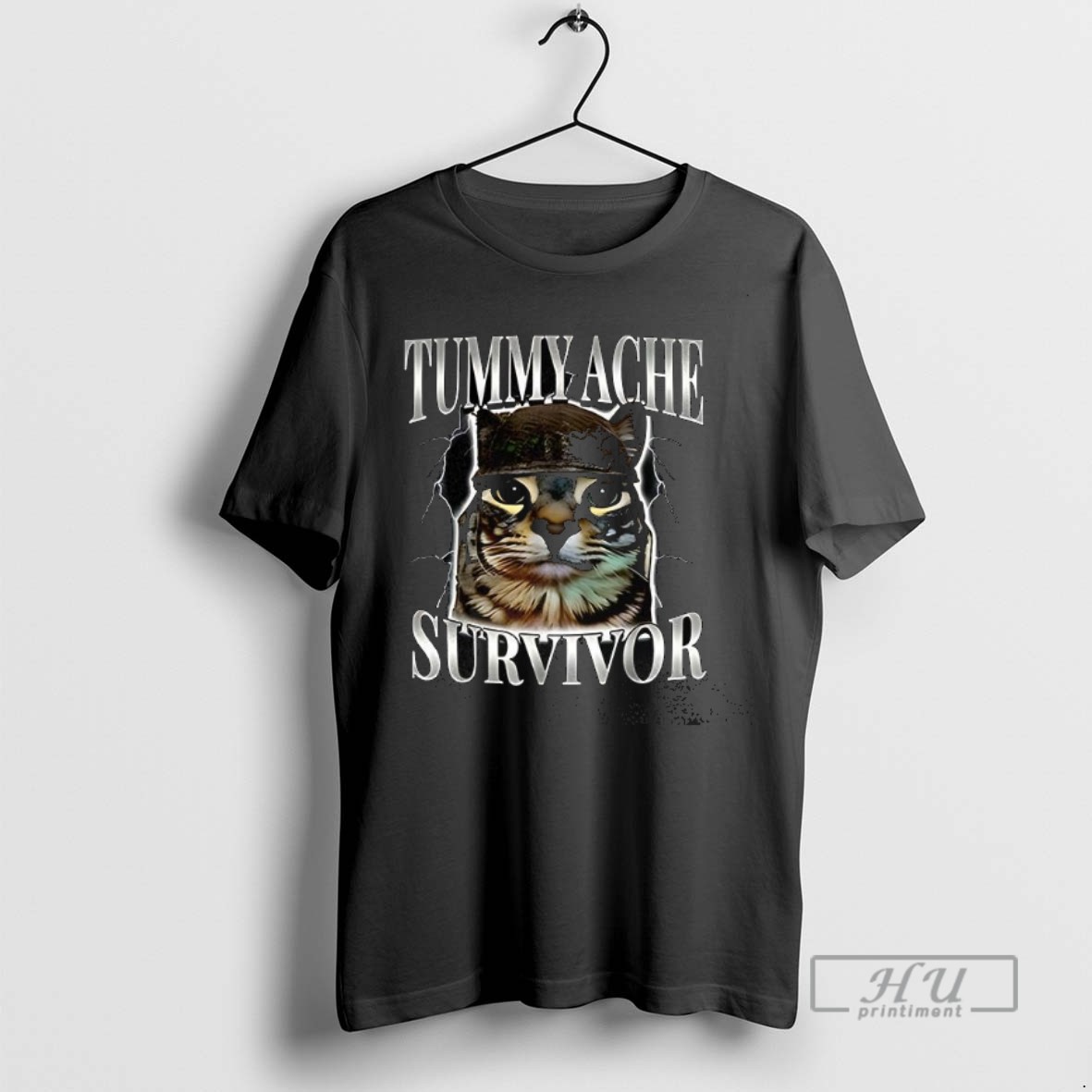 Officials Tummy Ache Survivor Cat T Shirt Sweatshirt