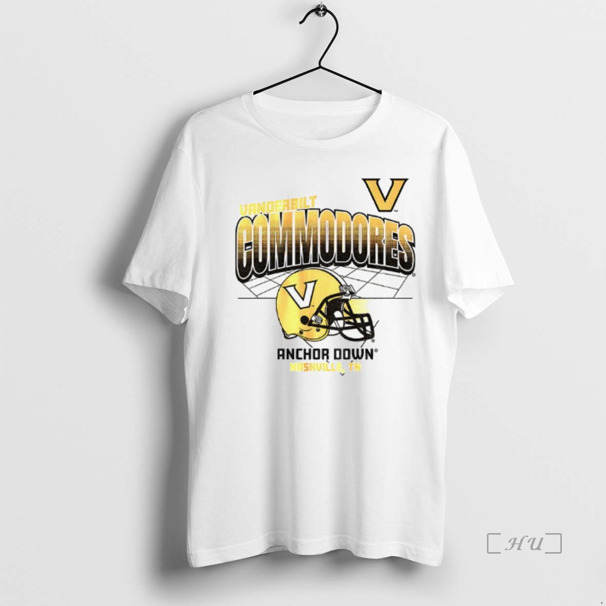 Officials Vanderbilt Commodores Football Nfl Helmet Grid Anchor Down Nashville Tn T Shirt Sweater Hoodie