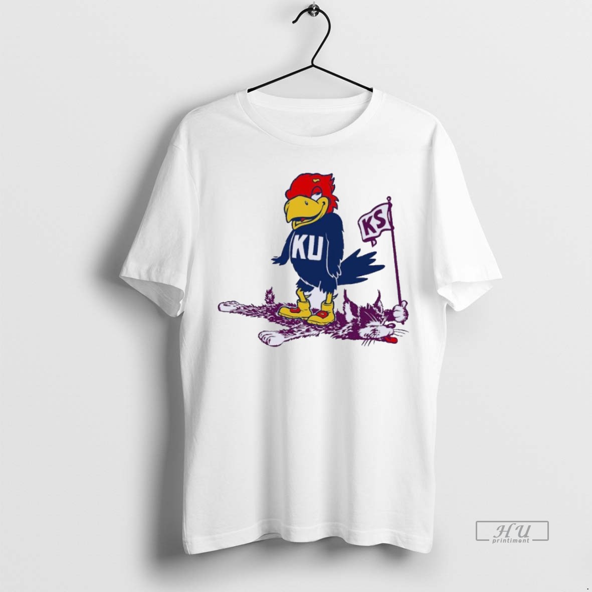 Officials Vintage Ku Beat K State Mascot Tee Shirt Sweater Hoodie