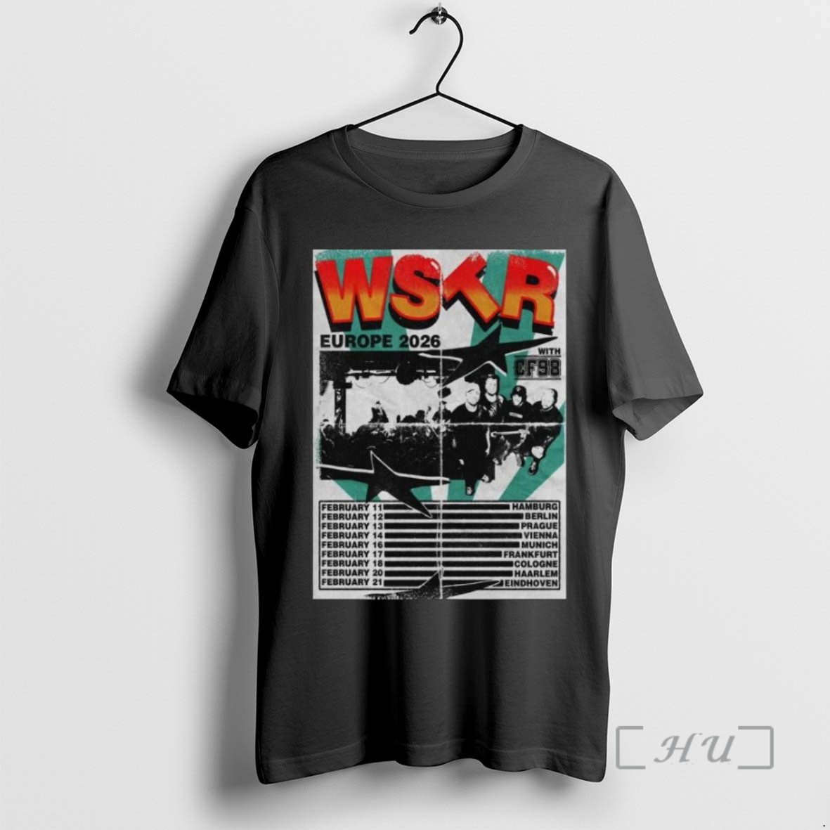 Officials Wstr Band Europe Live 2026 Long Sleve T Shirt Sweater Hoodie