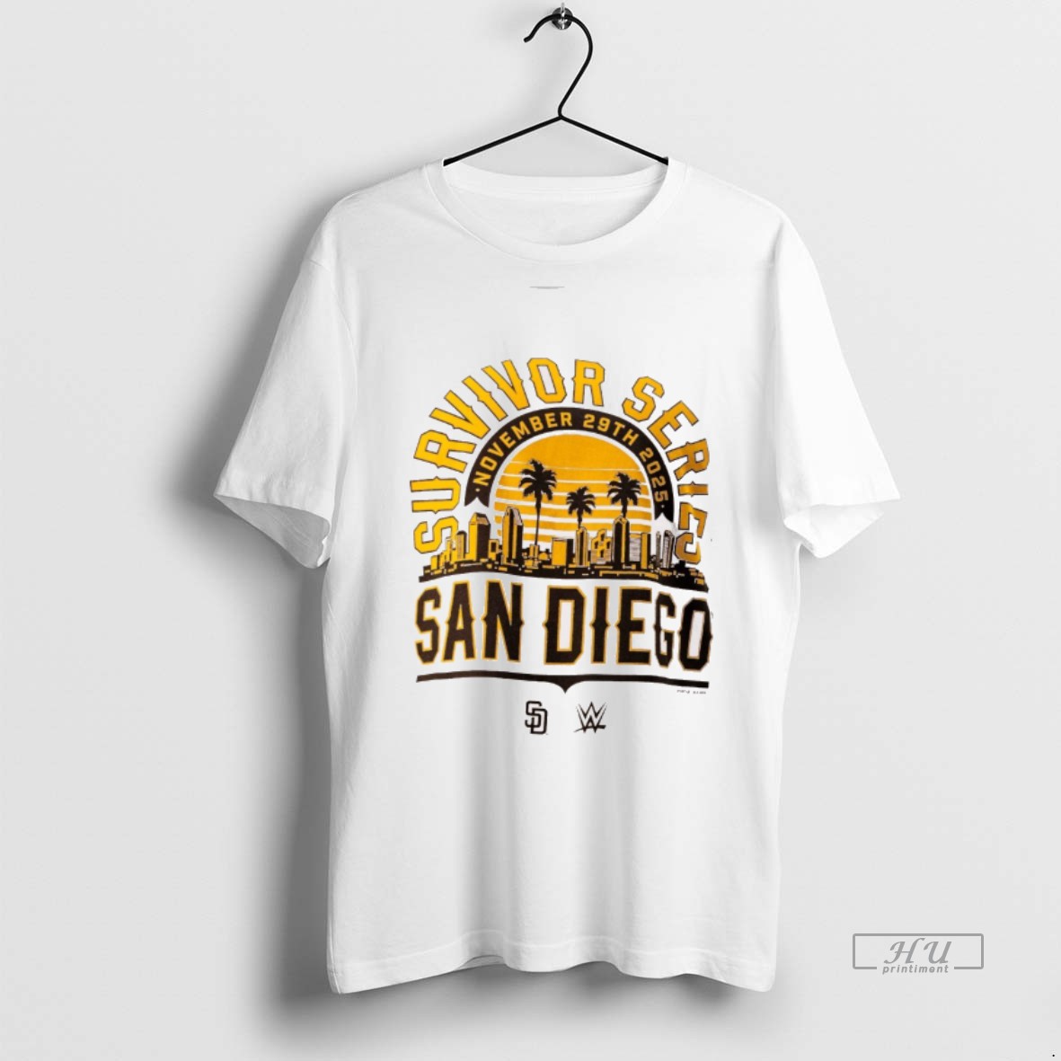 Officials Wwe Survivor Series San Diego Padres November 29th 2025 Graphic Premium Tee Shirt Sweater Hoodie