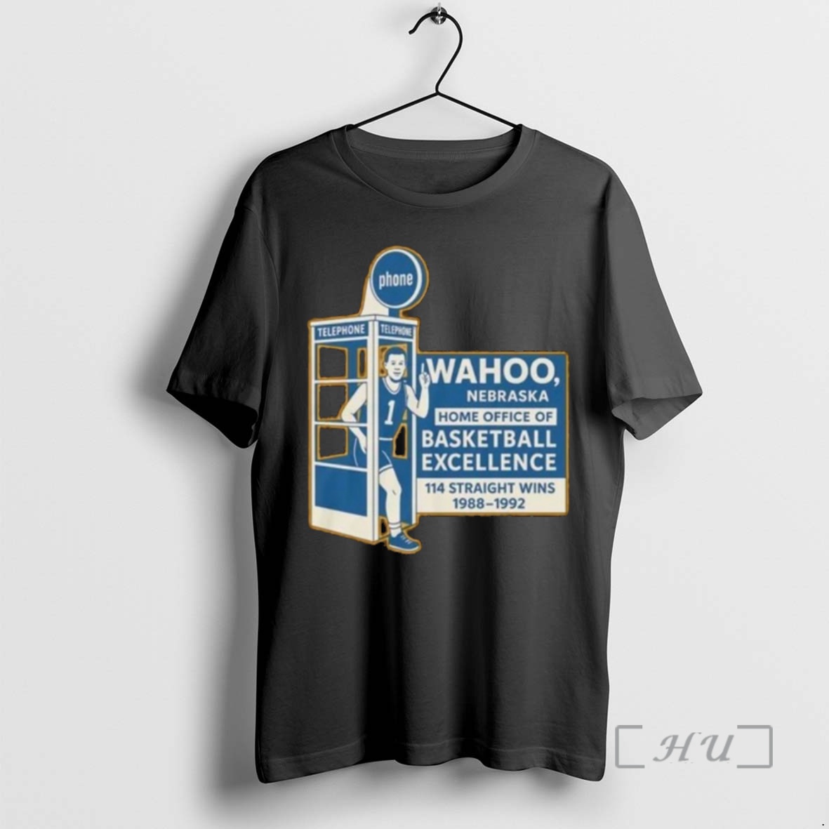 Officials Wahoo Nebraska Home Office Of Basketball Excellence 114 Straight Wins 1988 1992 T Shirt Sweater Hoodie