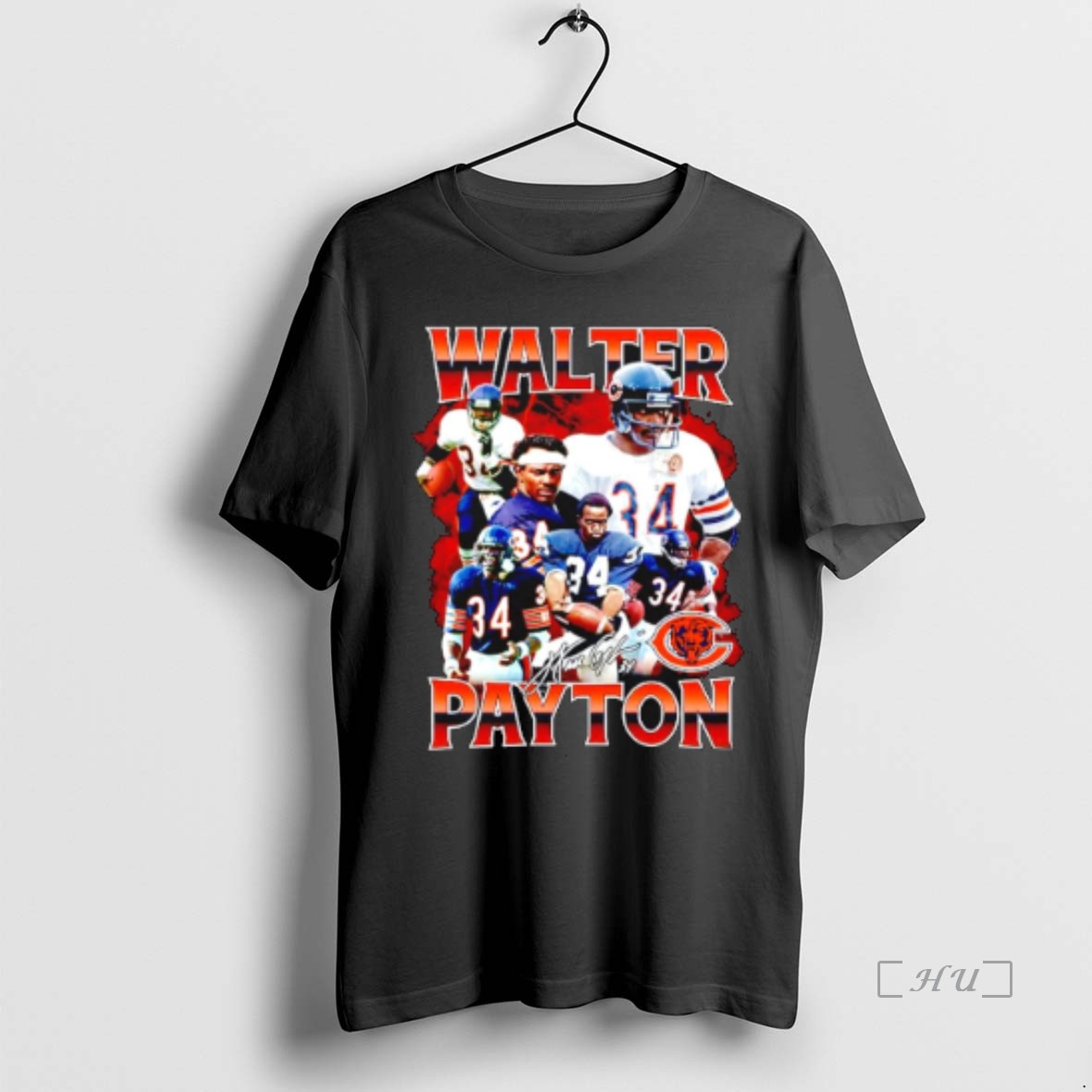 Officials Walter Payton Chicago Bears Signature T Shirts Sweater Hoodie