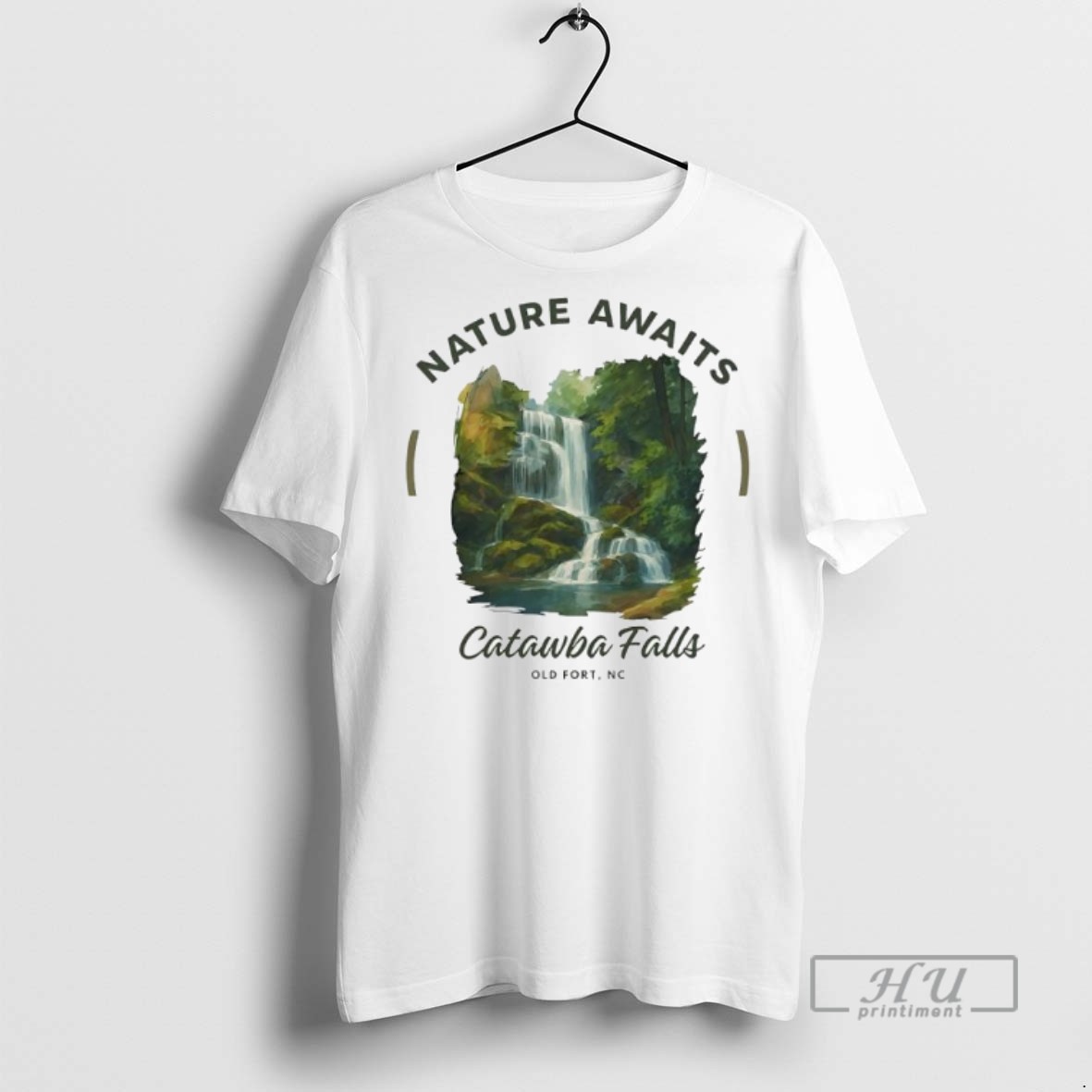 Officials Waterfalls Nature Awaits Catawba Falls Tee Shirt Sweatshirt