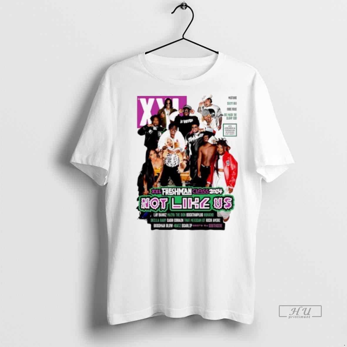 Officials Xxl Freshman Class Lay Bankz Maiya The Don Bigxthaplug Hunxho Skilla Baby Tee Shirt Sweater Hoodie