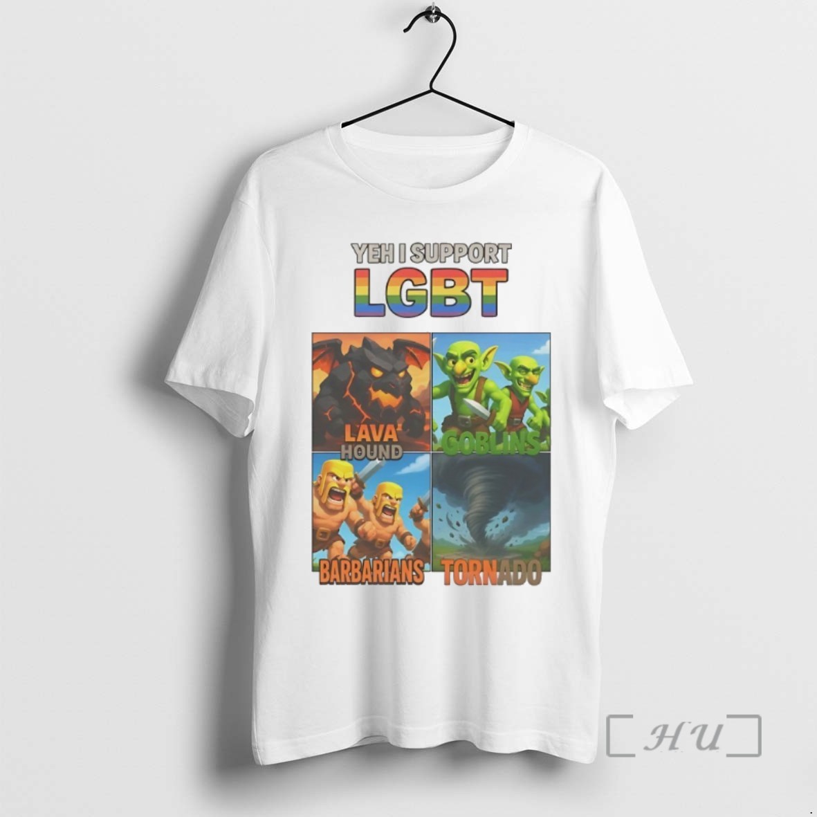 Officials Yeh I Support Lgbt Lava Hound Goblins Barbarians Tornado T Shirt Sweater Hoodie