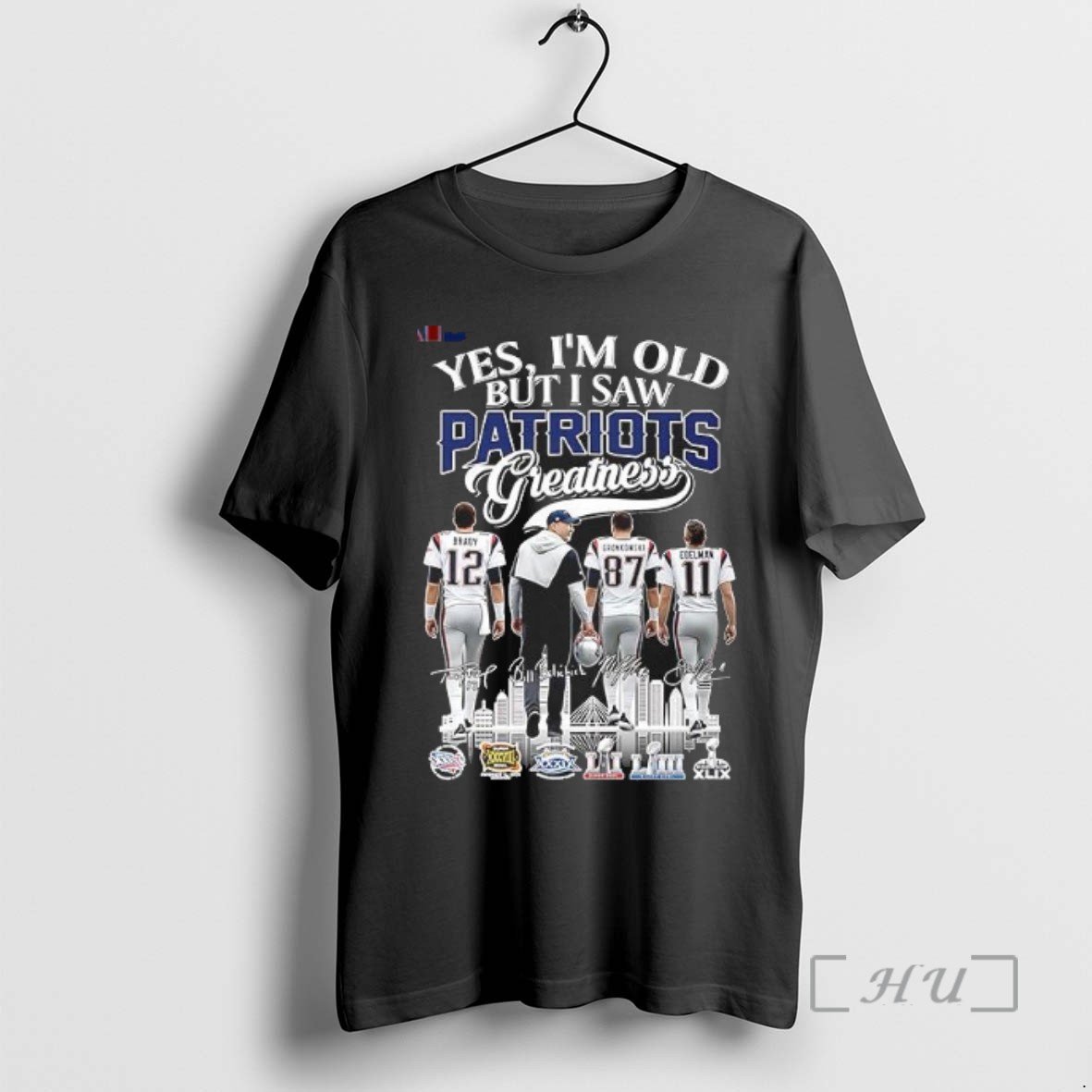 Officials Yes Im Old But I Saw Patriots Greatness Brady Coach Gronkowski And Edelman Tee Sweater Hoodie