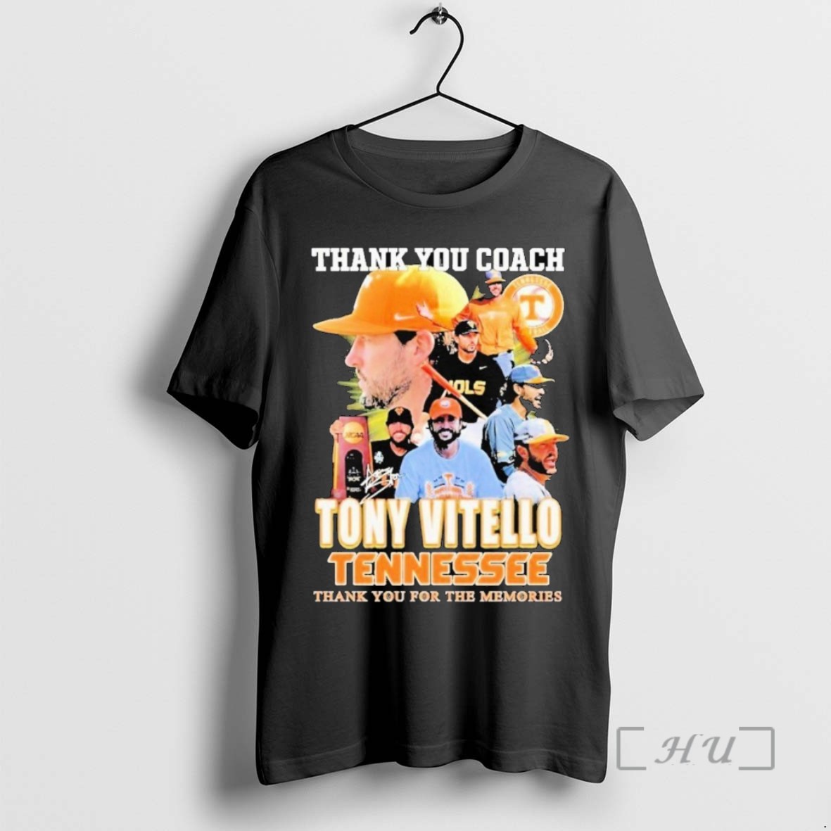 Officials Tennessee Volunteers Tony Vitello 2025 Thank You For The Memories T Shirt Sweater Hoodie