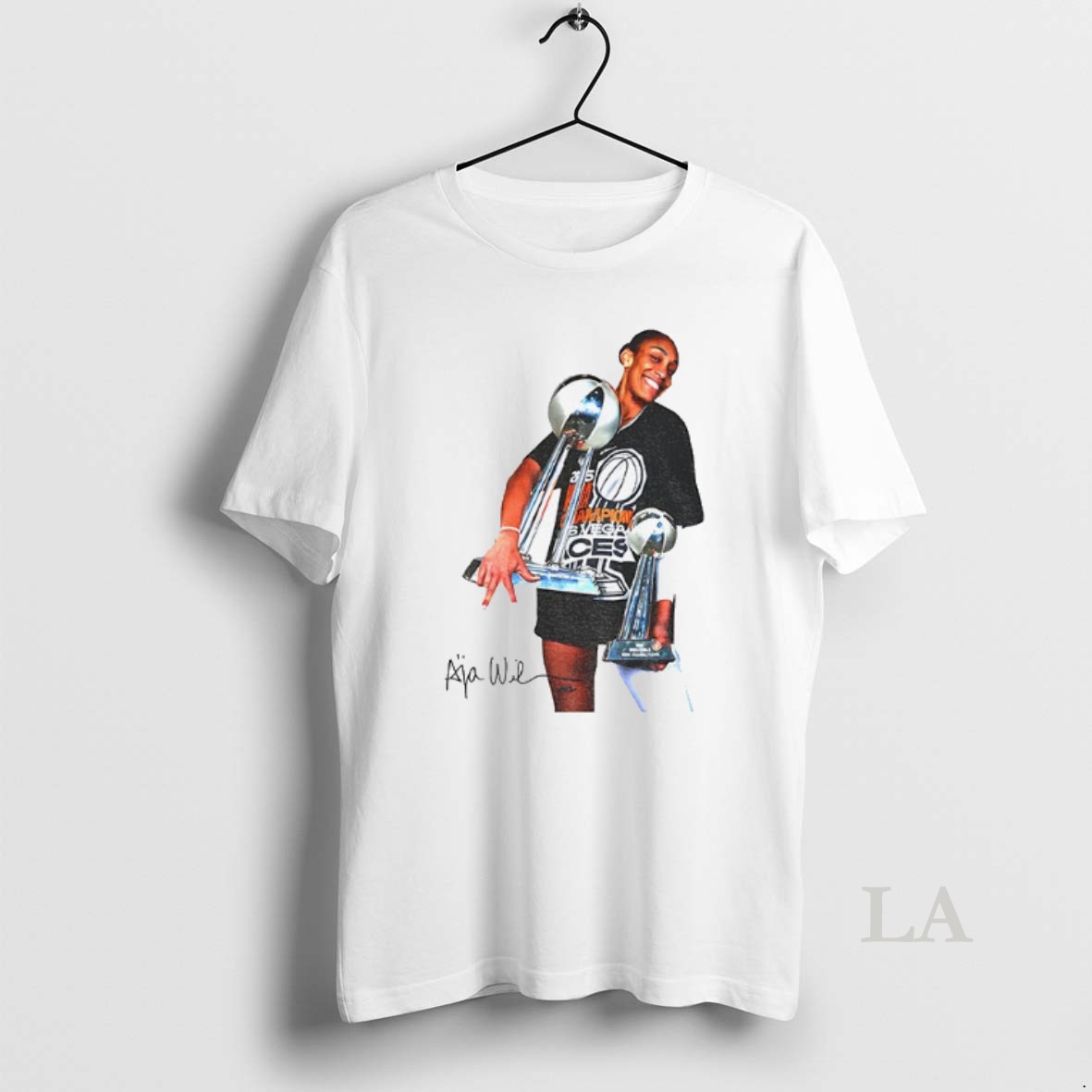 Original 2025 Aja Wilson Wnba Champion Las Vegas Aces 4x Mvp Signature Shirt
