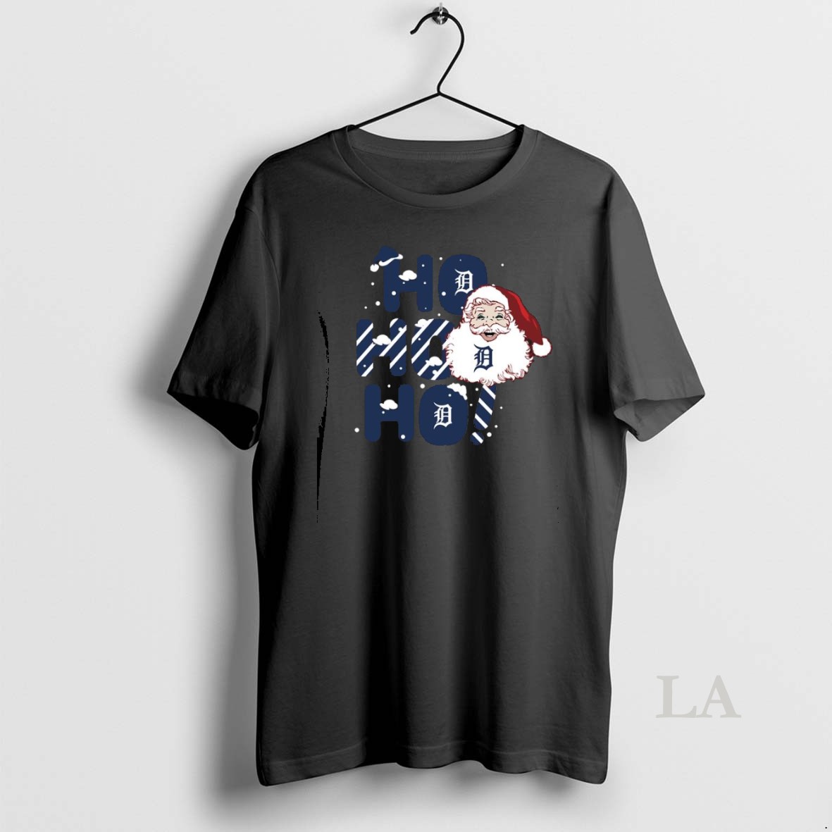 Original 2025 Detroit Tigers Christmas Santa Ho Ho Ho Shirt