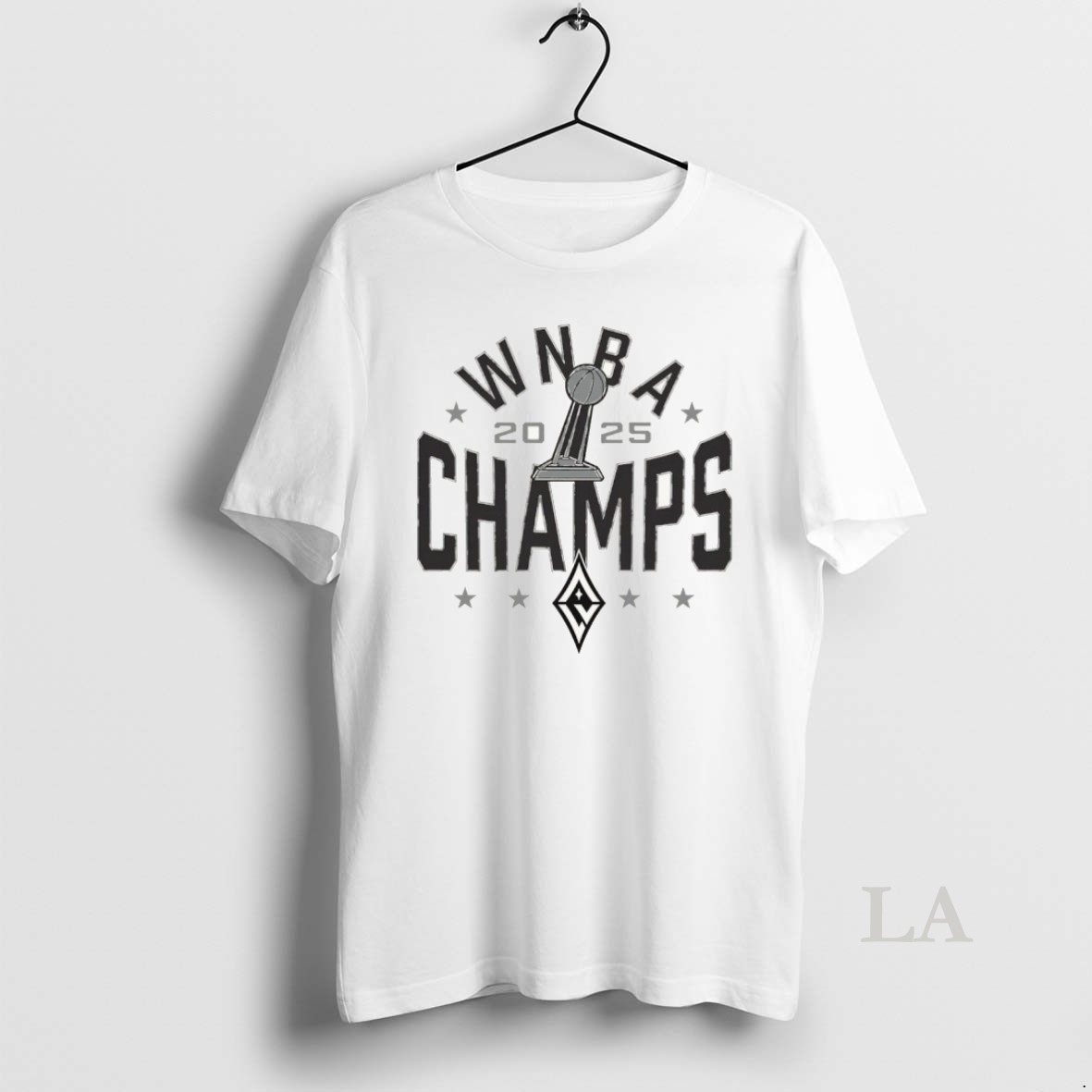 Original 2025 Wnba Champs Las Vegas Aces Trophy Logo Shirt