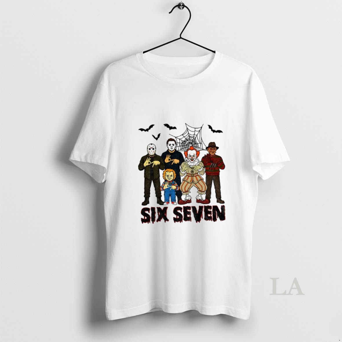Original 6 7 Movie Killers Spooky Season Halloween Shirt