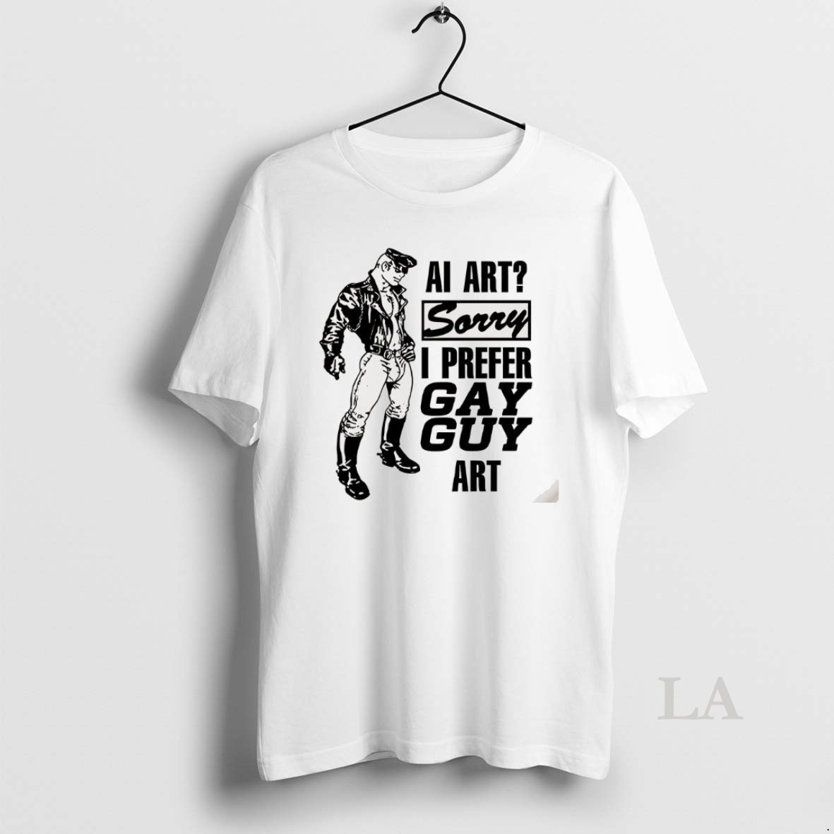 Original Ai Art Sorry I Prefer Gay Guy Art Meme Shirt