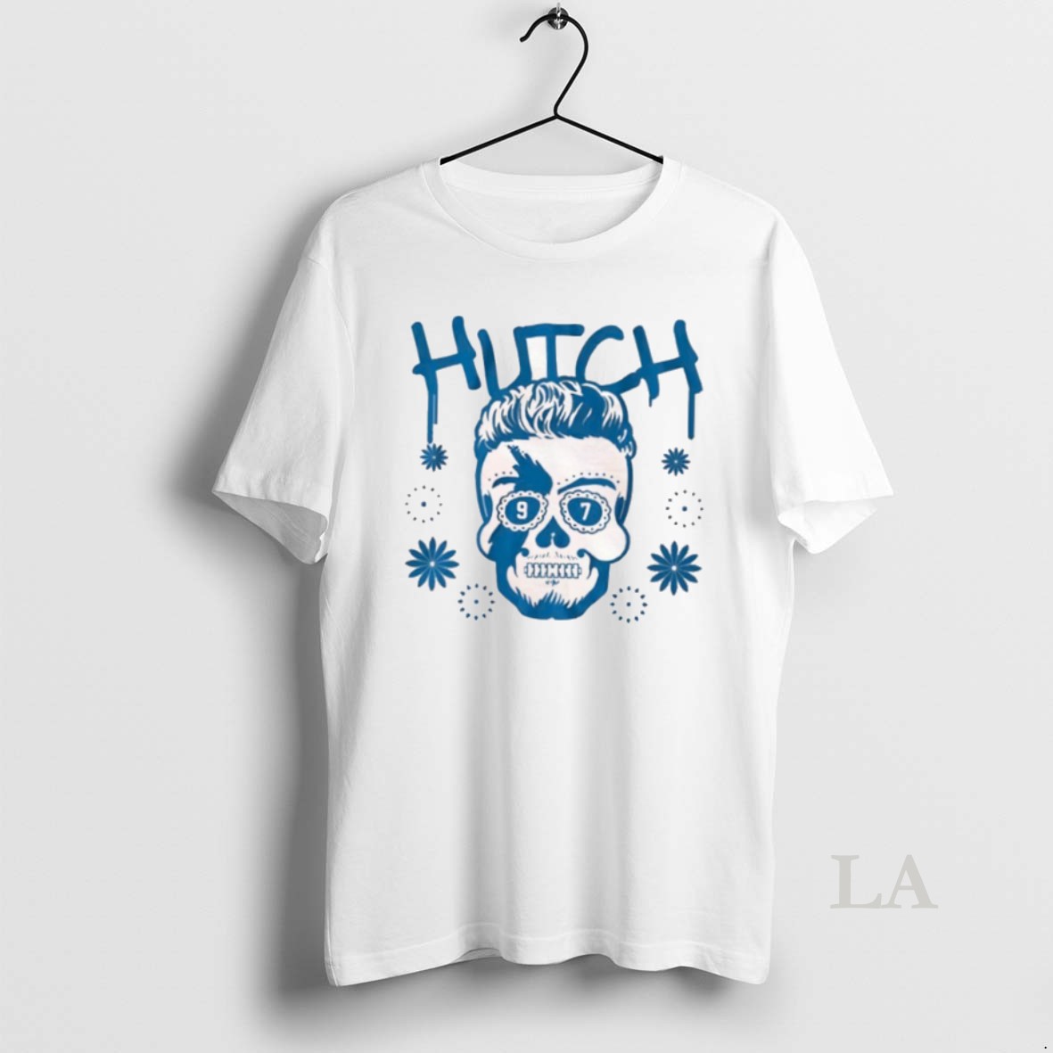 Original Aidan Hutchinson Detroit Sugar Skull Logo Shirt