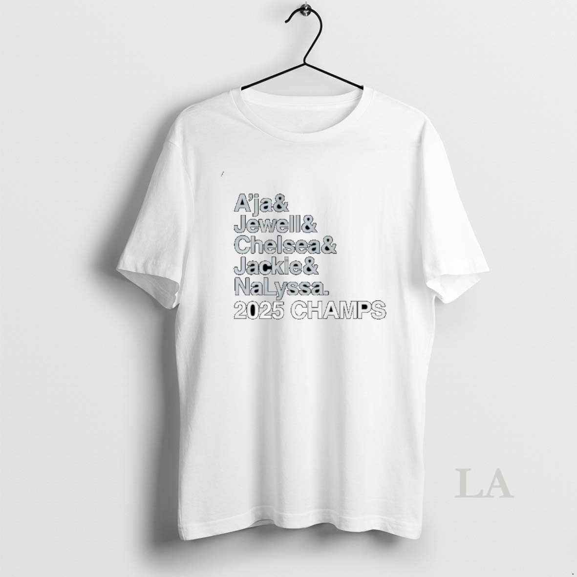 Original Aja Jewell Chelsea Jackie Nalyssa Las Vegas Aces 2025 Wnba Champs Ornaments Shirt
