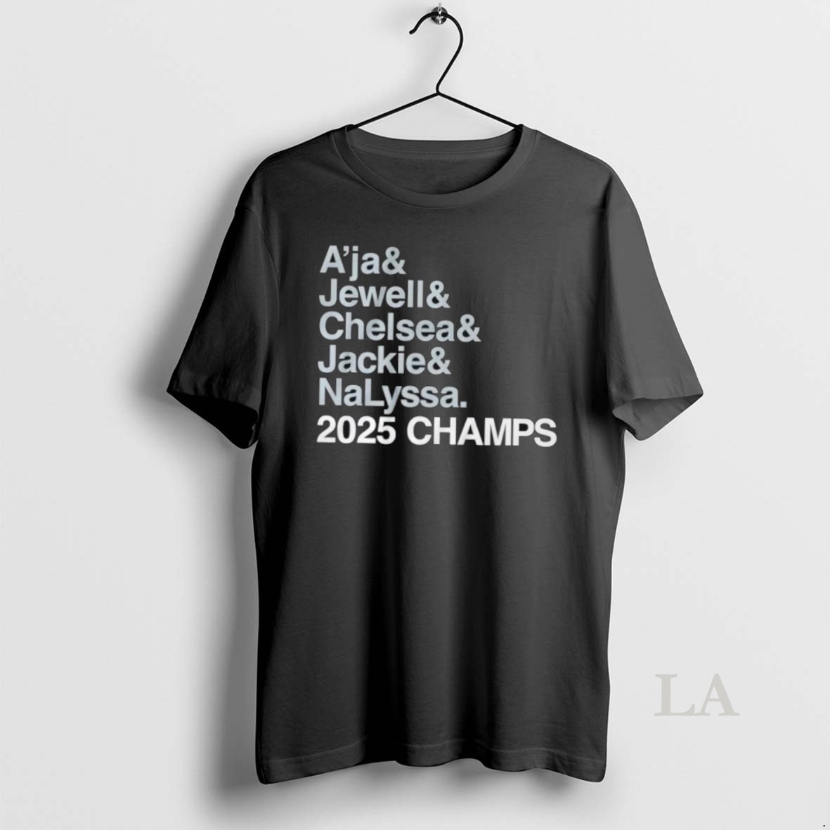 Original Aja Jewell Chelsea Jackie Nalyssa Las Vegas Aces 2025 Wnba Champs Shirt
