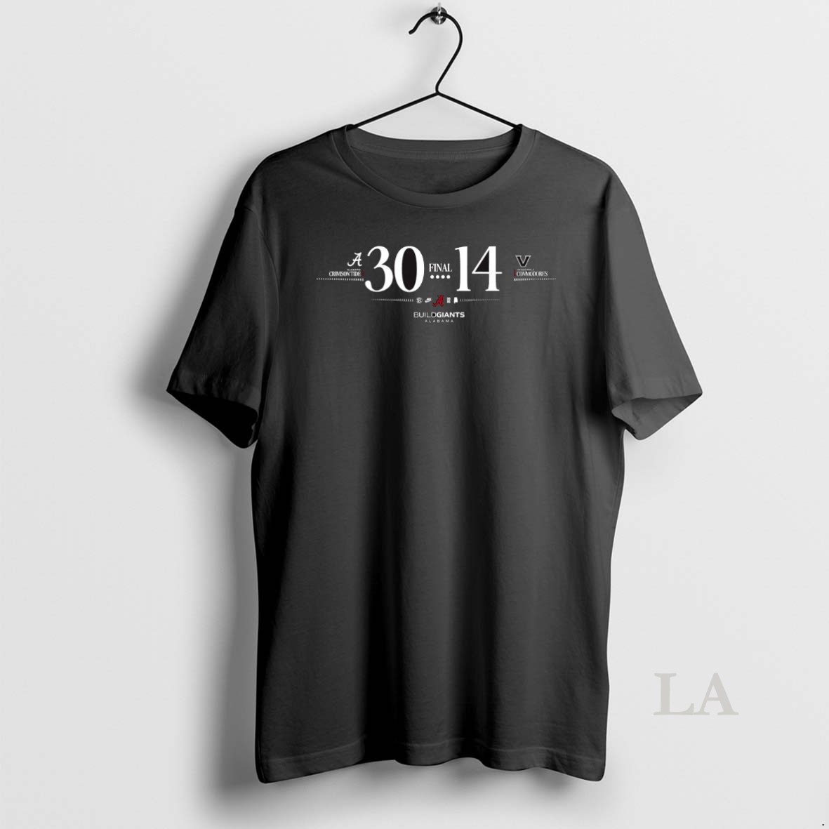 Original Alabama Crimson Tide 30 14 Vanderbilt Commodores Final October 4 2025 Build Giants Alabama Shirt