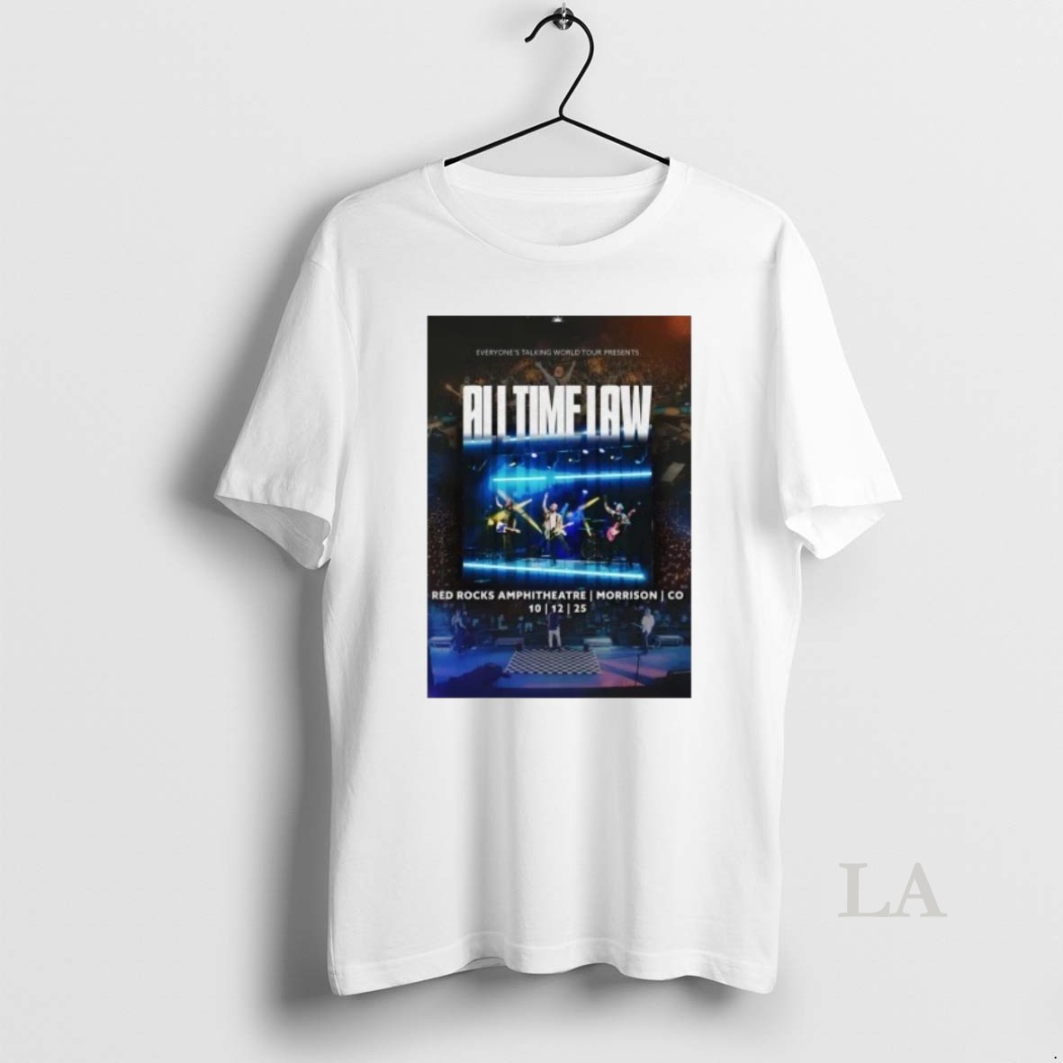 Original All Time Low Red Rocks Amphitheatre Show On Oct 12 2025 Shirt
