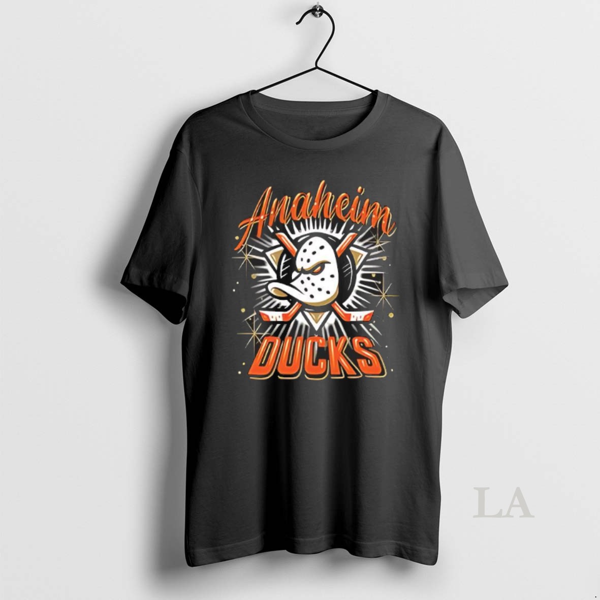 Original Anaheim Ducks Spray On Logo Style Shirt