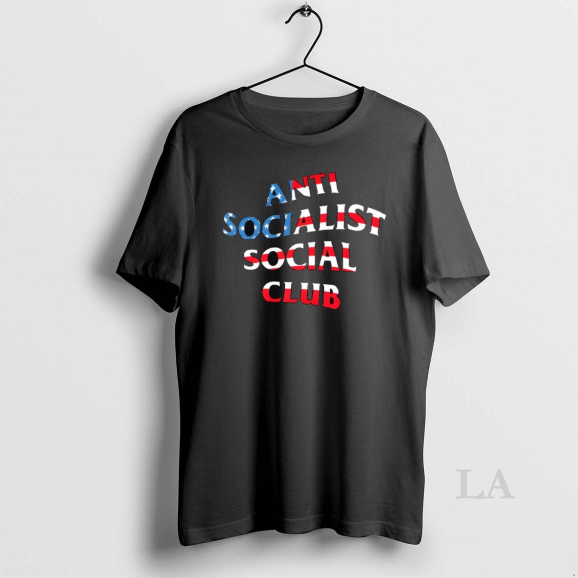 Original Anti Socialist Social Club American Flag Shirt