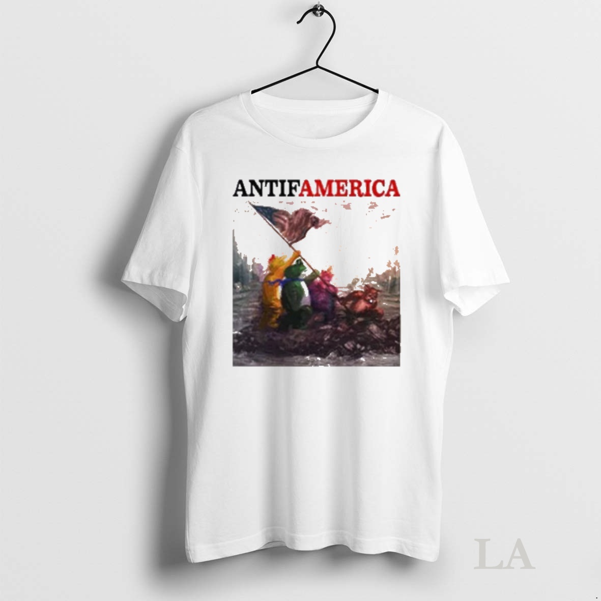 Original Antifamerica Portland Frog Tee Sweater Hoodie