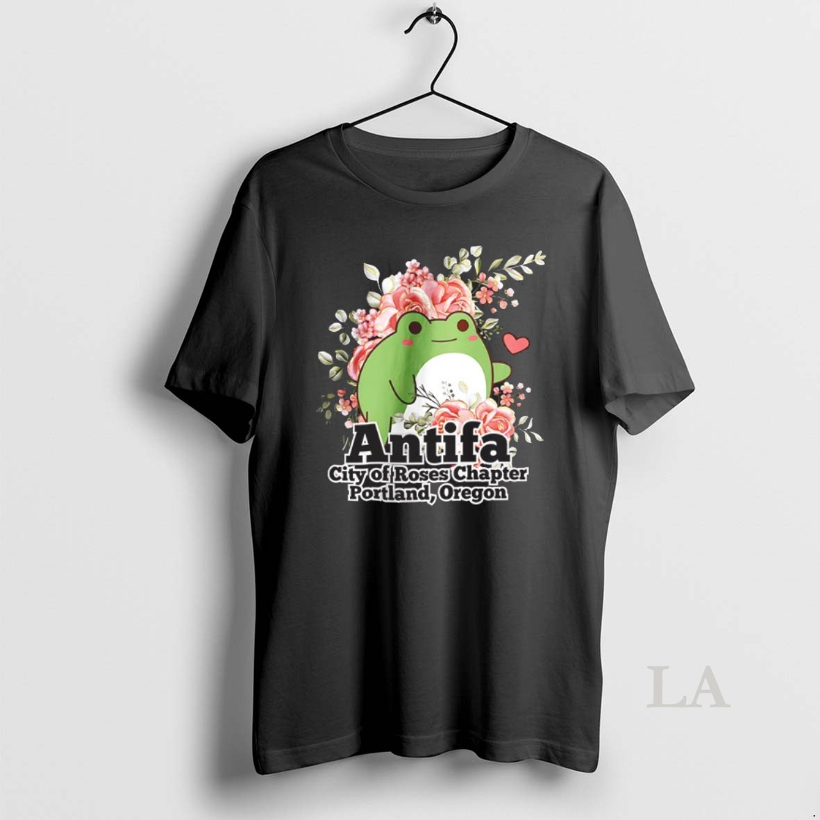 Original Antifa City Of Roses Chapter Portland Frog Shirt
