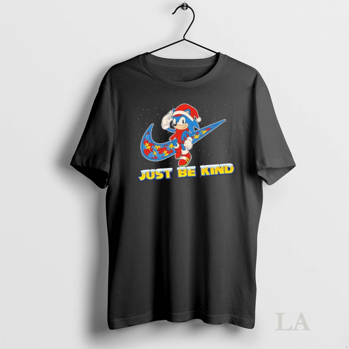 Original Autism Awareness Logo Christmas Just Be Kind Shirt