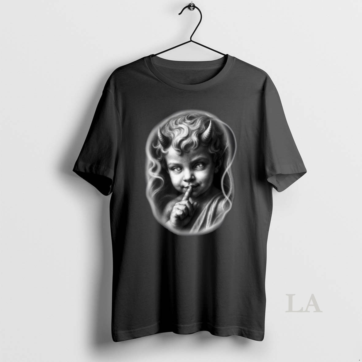 Original Baby Devil Cherub Demon Shhh Shirt