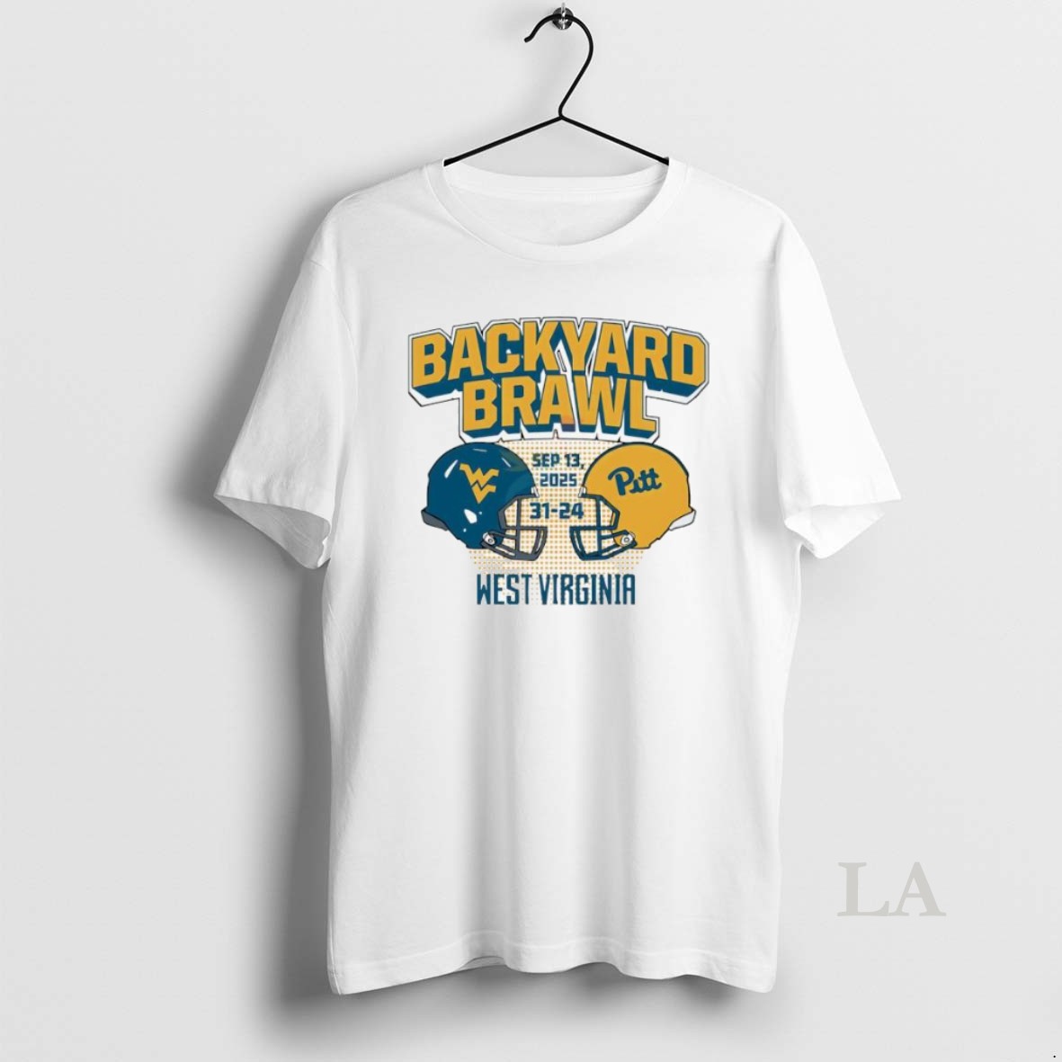 Original Backyard Brawl West Virginia Vs Pittsburgh Panthers 31 24 2025 Shirt