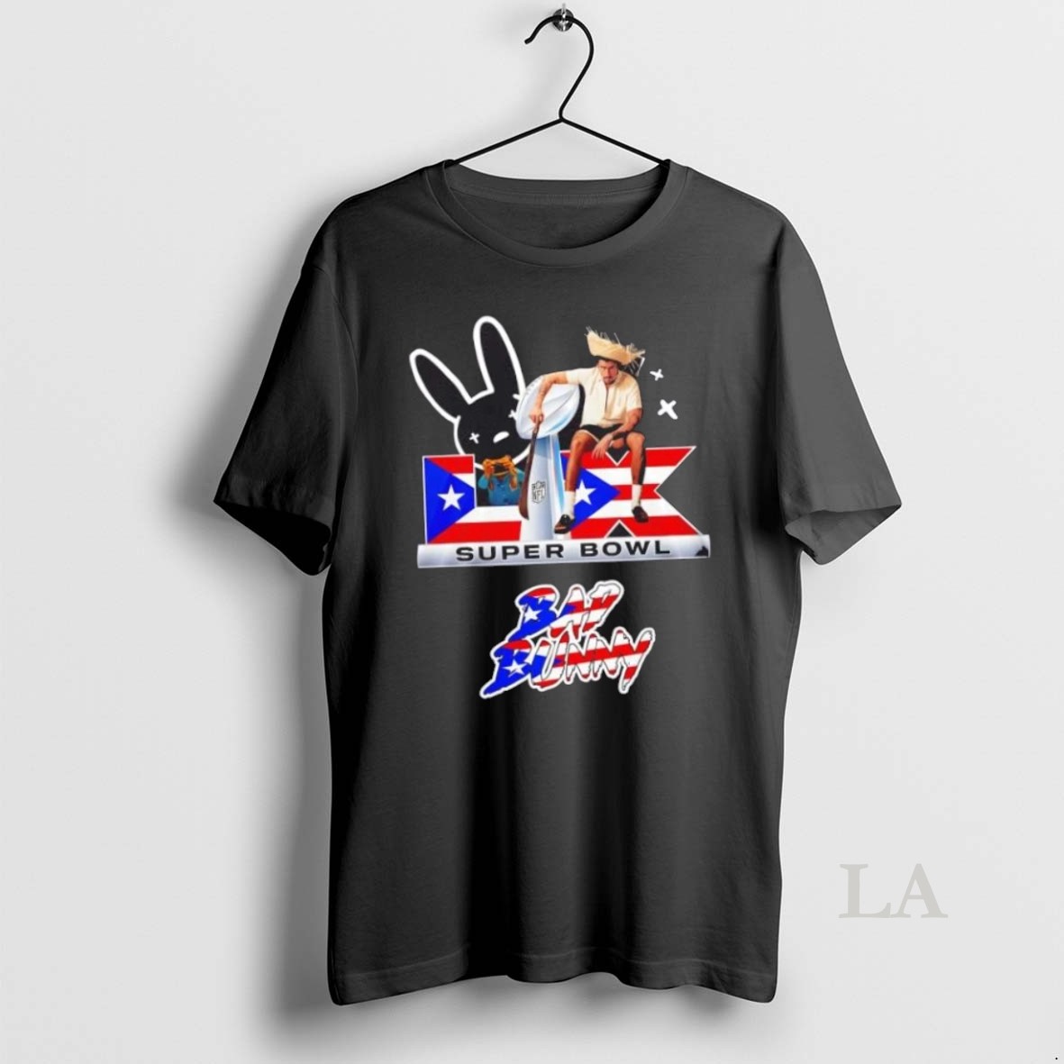 Original Bad Bunny Here For The Benito Bowl The Best Half Time 2 Sided Shirt