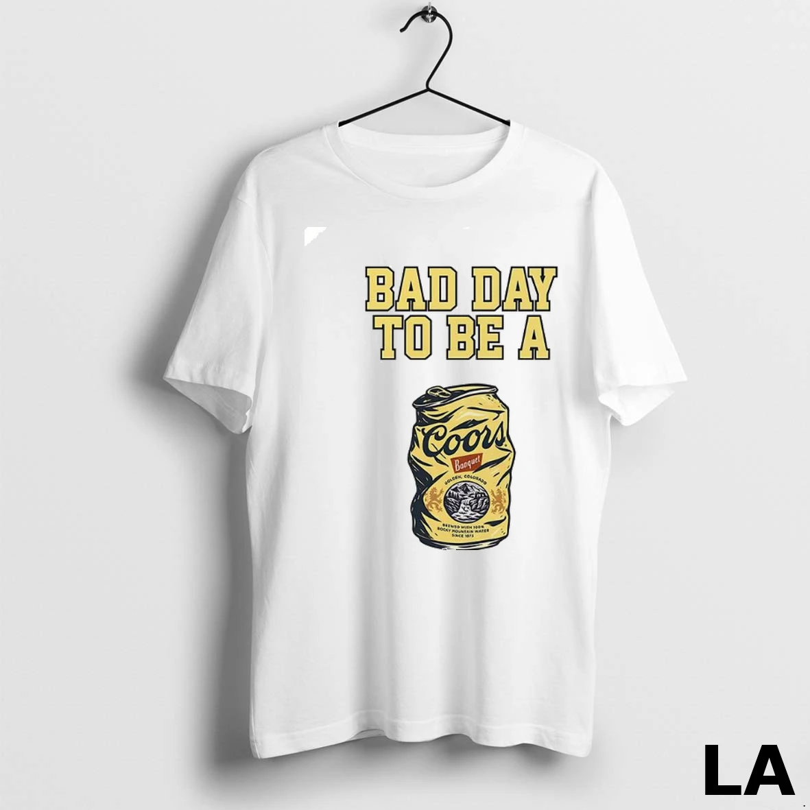 Original Bad Day To Be A Coors Banquet Beer Cans Vintage Shirt