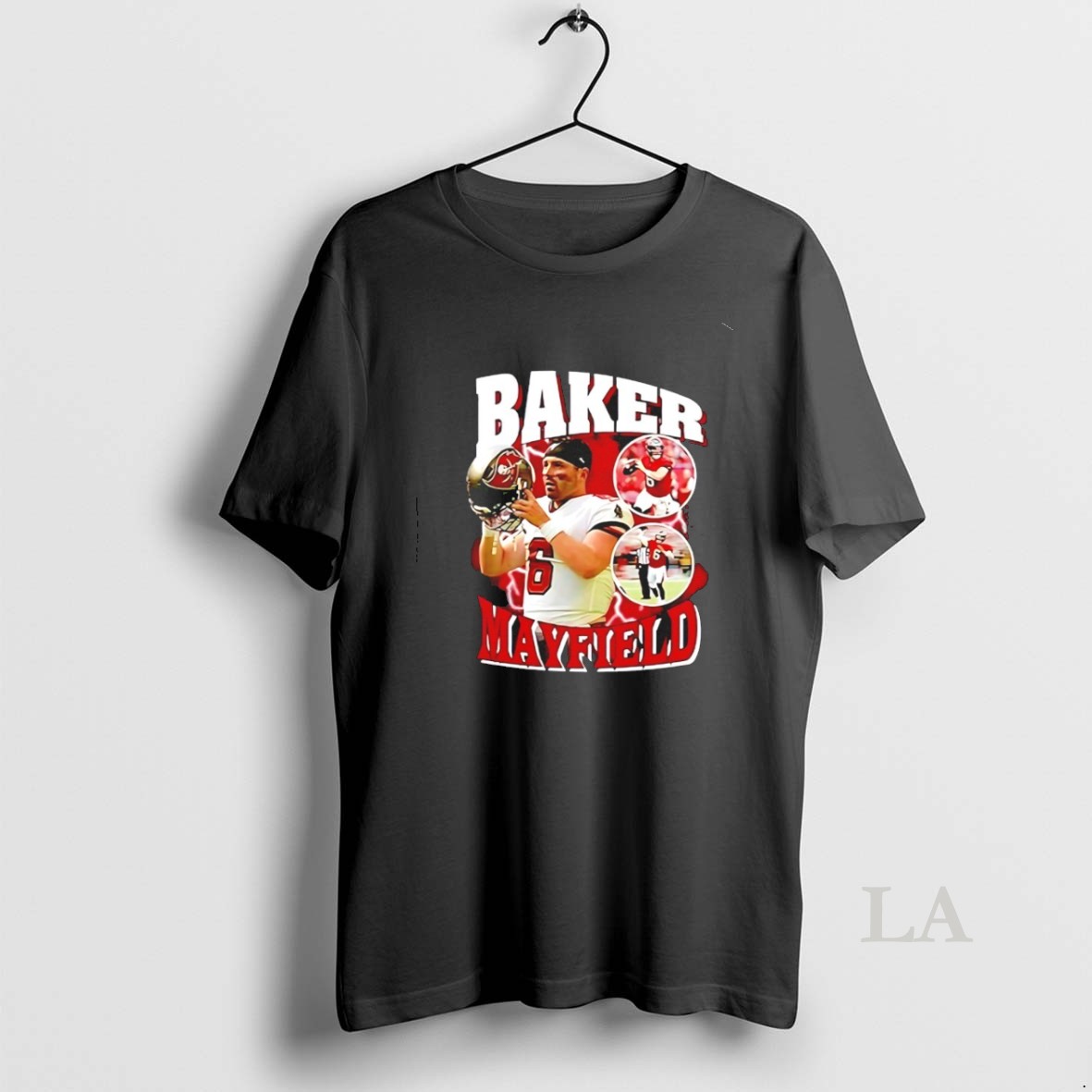 Original Baker Mayfield Tampa Bay Buccaneers Player Collage 90s Bootleg Shirt