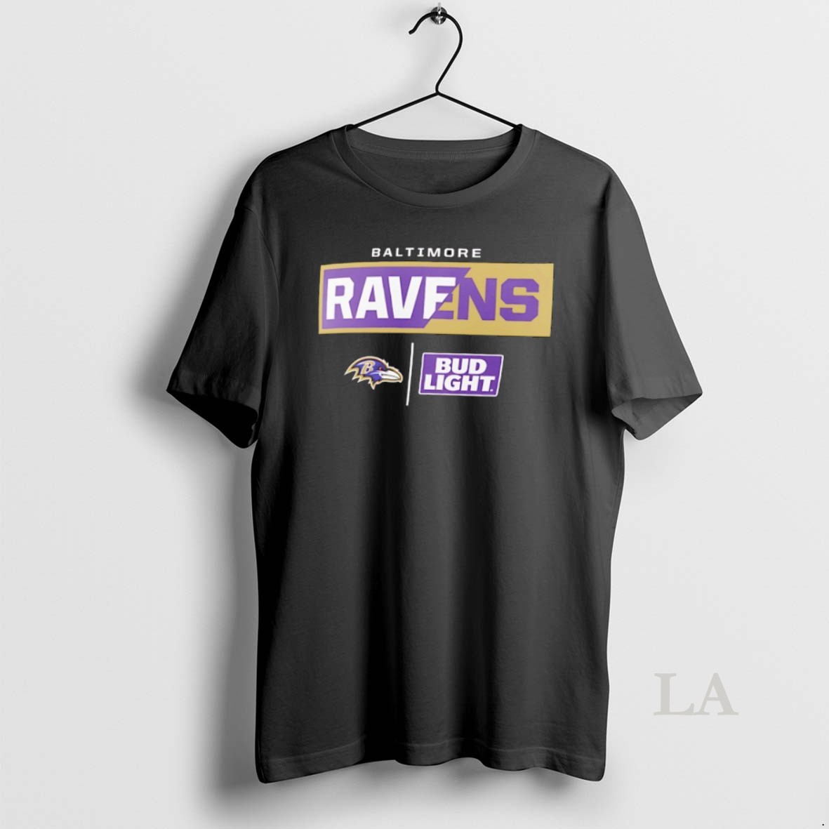 Original Baltimore Ravens Nfl X Bud Light Logo Shirt 2
