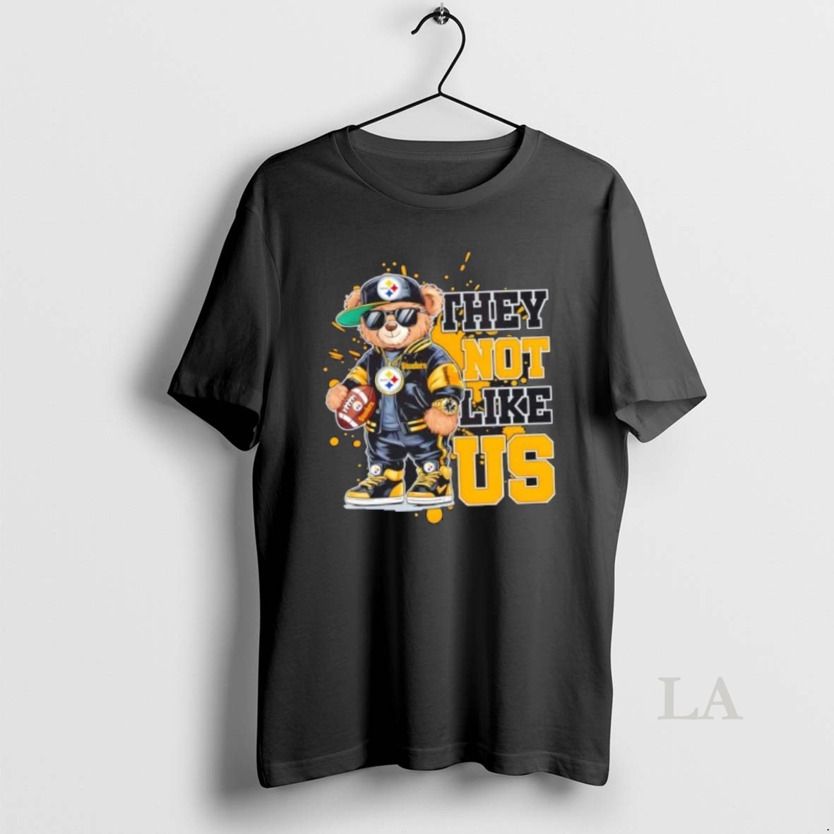 Original Bears Hip Hop Pittsburgh Steelers They Not Like Us Shirt