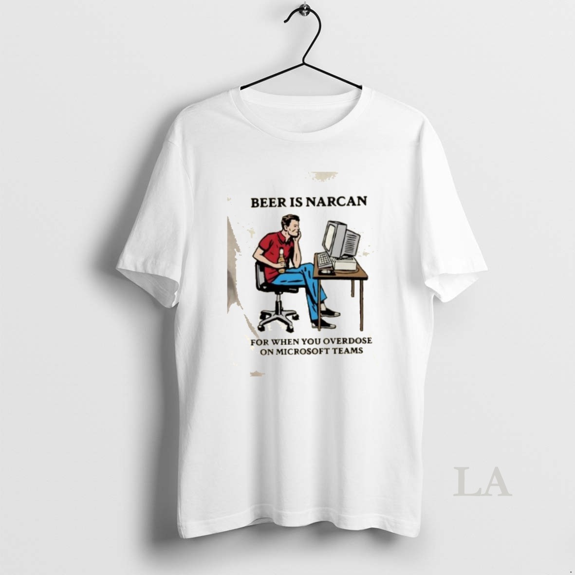 Original Beer Is Narcan For When You Overdose On Teams Cartoon Shirt
