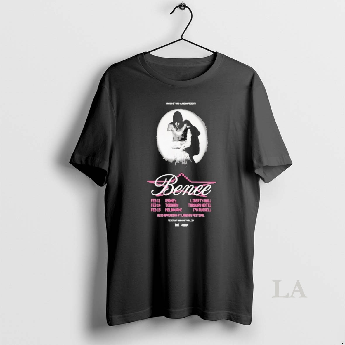 Original Benee February 2026 Tour Shirt