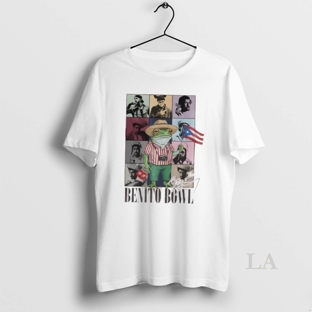 Original Benito Bowl Super Bowl Lx X Bad Bunny Puerto Halftime Show Rican Flag Signature Shirt