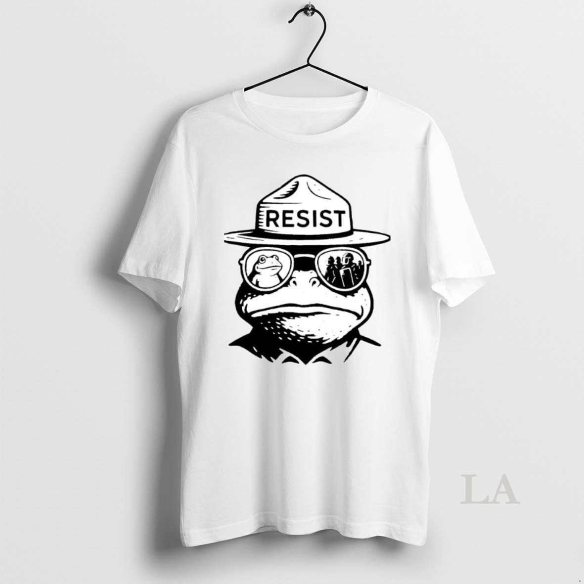 Original Best Resist Reflection Frog Portland Protest Frog Shirt